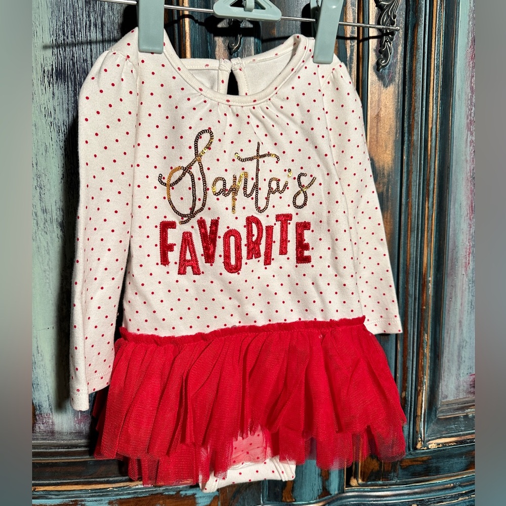 Christmas Onsie for your little! Size 12 months.